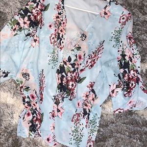 Floral cardigan
